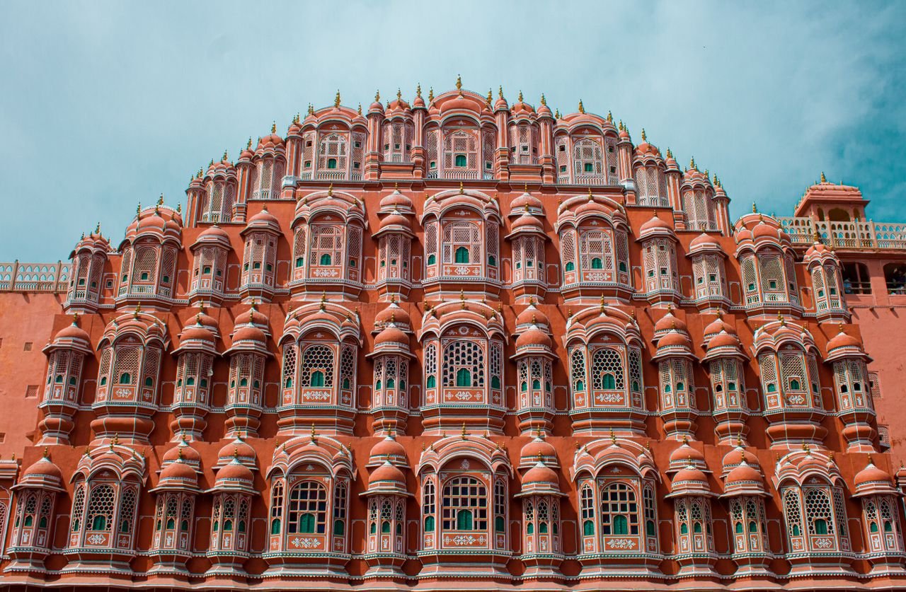 Hawa Mahal and the historic Pink City architecture of Jaipur